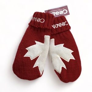NWT HBC Team Canada Olympic Mittens | Adult Size S/M